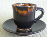 上野焼コーヒーカップの画像