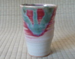 上野焼ビアカップの画像