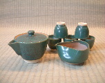 上野焼 煎茶器の画像
