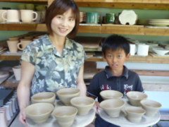 親子陶芸体験コースの画像